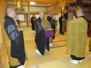 回向を三方で出す　薄永大明師